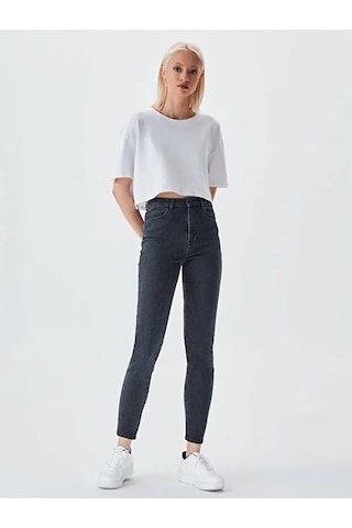 Ltb Dores Aıra Slım Mom Jean Yüksek Bel Pantolon Koyu Mavi