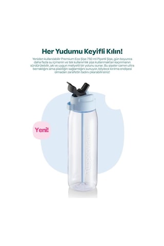 Tupperware Premium 750 ML Pipetli Matara
