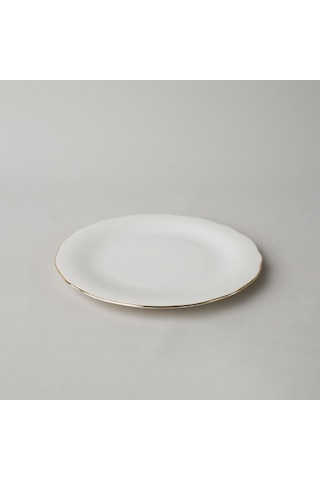 Linens Elegant Porselen Servis Tabağı 27 Cm Gold Gold