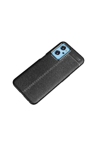 Oppo A96 4g Kılıf Zore Niss Silikon Kapak Siyah