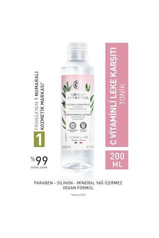 Yves Rocher Bright Botanical Leke Karşıtı Aydınlatıcı Tonik 200 ML