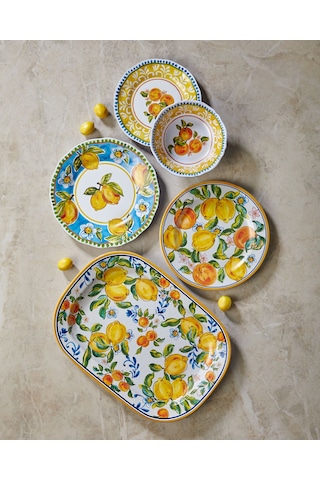 Beyaz Melamin Yemek Tabağı 28 Cm