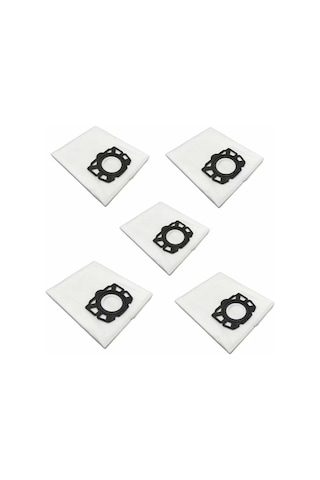 Mufunye Br-vie Kärcher Yedek Çantalar İçin 5'li Dokumasız Elektrikli Süpürge Torbası Paketi Wd4 Wd5 Wd6 Mv4 Mv5 Mv6