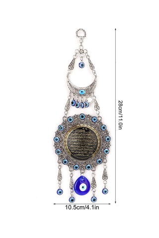 Kangvka El Yapımı Mavi Göz Amuletı - Kötü Şansı Engelle, Ev/araba Dekorasyonu, Özel Hediyelik Taşlı Ahsap Takı