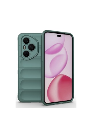 Adige Honor 400 Pro Kılıf Etnik Optimum Silikon Yeşil