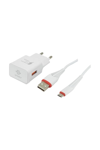 Arbaks ARB-013 10 W 1 M Micro Kablo + Şarj Aleti