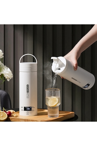 300w 500ml Elektrikli Isıtma Su Kupası Akıllı Kaynatma Su Isıtıcı Sıcaklık Kontrolü Ket İkindi, Özellik: Sus316 Ab Fiş