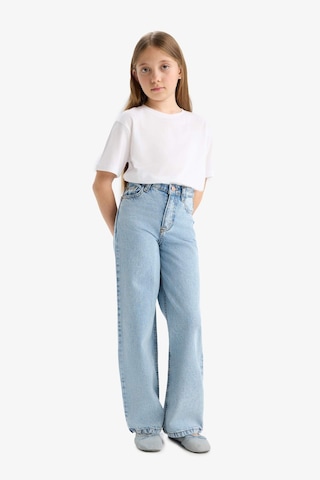 Defacto Kız Çocuk Wide Leg Geniş Paça Jean Pantolon D6485a825smnm39 Mavi