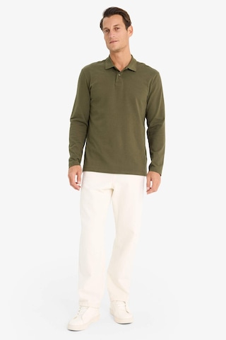 DeFacto %100 Pamuk New Regular Fit Polo Yaka Basic Düz Uzun Kollu Dokulu Pike Tişört D7530AX25SPKH438