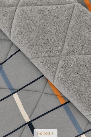 Nora Çift Kişilik Çift Taraflı Wellsoft Uyku Seti Lastikli Çarşaflı Ve Yastık Kılıflı Yorgan 195x215 Cm Antrasit