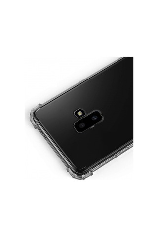 Blogy Galaxy J6 Plus İle Uyumlu Crystal Fit Kılıf Smoke Black