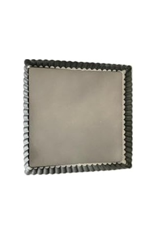 Pastry Planet Kare Teflon Altın Çıkan Tart Kalıbı 21cm 21cm Çok Renkli
