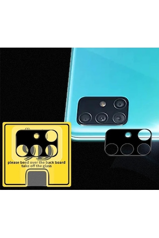 Ally Sm Galaxy A51 Hd 3d Full Tempered Cam Kamera Koruyucu- 5775