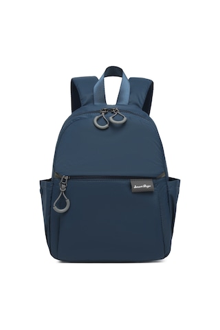 Smart Bags Lacivert Günlük Mini Boy Hafif Kadın Sırt Çantası