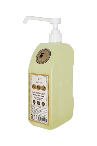 Pereja 80 Derece Turistik Limon Çiçeği Kolonyası Sprey Pompalı 1 L