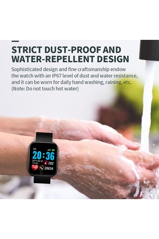 Reedark İ5pro Akıllı Bileklik Spor Saati - 1.3 İnç Ips Ekran, Kalp Atımı/basınç/uyku İzleme, Ip67 Su Geçirmez, Çoklu Spor Modu, Akıllı Hatırlatıcılar, Android/ios Desteği Gümüş Çelik Kordon