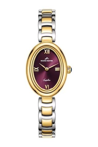 Roche Montre Rml5024-03 Swıss Made Safir Cam Bordo Kadran Altın Kaplama Kadın Kol Saati