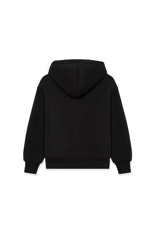 Mavi - Mavi Logo Baskılı Kapüşonlu Antrasit Sweatshirt 7610035-70087 Gri