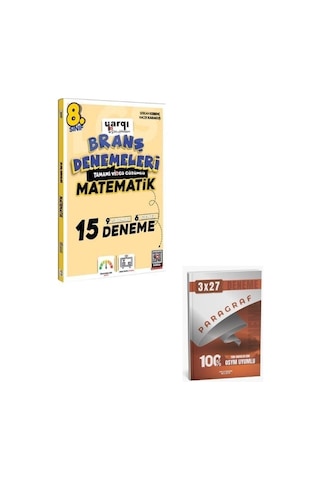 Ders Arkadaşım 2027 8. Sınıf Matematik 15 Branş Denemeleri+ Anla Kazan Paragraf