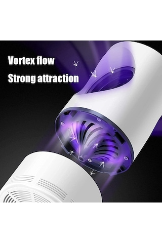 Dancemonkey Usb Güçlü Fotokatalitik Sivrisinek Öldürücü Lamba - Beyaz, Çocuk Güvenliği İçin İdeal