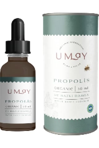 Umay Herbal Organik Su Bazlı Propolis Damla 50 ML Umay Herbal Organik Su Bazlı Propolis Damla 50 ML