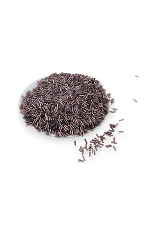 Kristal Mürdüm Boru Boncuk 100 Gr