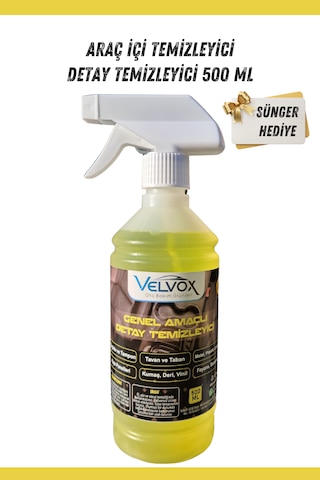 Detay Temizleyici Araç İçi Temizleyici 500 Ml Süngerli