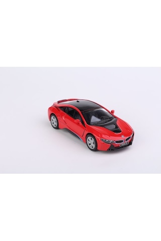 Kinsmart Bmw I8 - Çek Bırak 5inch. Lisanslı Model Araba, Oyuncak Araba 1:36
