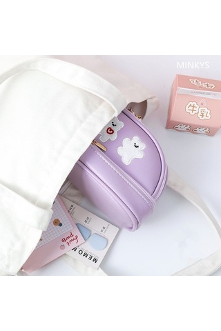 Şık Ve Fonksiyonel Öğrenciler İçin Kalem Kutusu - Mor Renkli Okul Malzemesi Mor