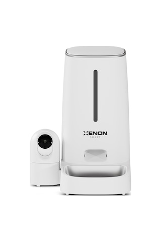 Xenon Smart Akıllı Mama Kabı Kameralı 2mp Gece Görüş, Wifi Mobil Kontrol, Çelik Kase, Çift Yönlü Ses X8610