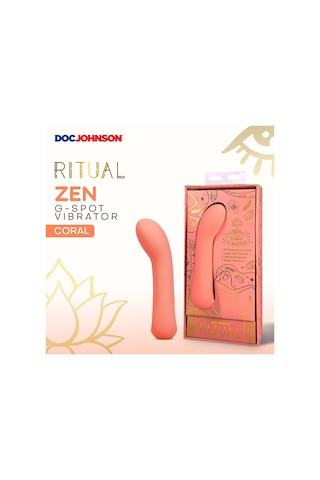 Ritual - Zen - 10 Güçlü Titreşim Desenine Sahip Şarj Edilebilir Silikon G-spot Vibratör - Doc Johnson Tarafından