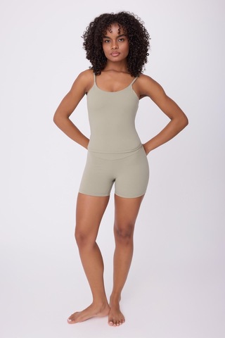 Hıghrıse Comfortflex Yüksek Bel Atletik Spor & Aktif Yaşam Şortu-2695 Gri