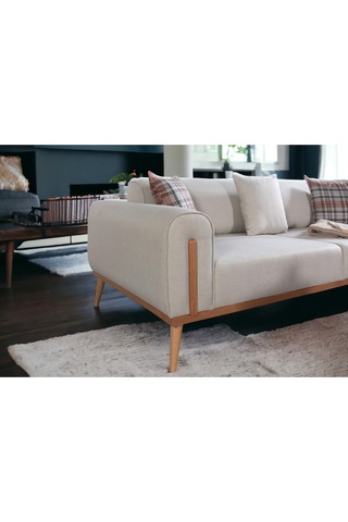 Neva Koltuk Takımı 3+3 Bej