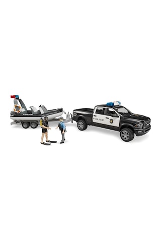 Ram 2500 Polis Aracı,römork,zodyak, 2 Figür Ve Aksesuarlar