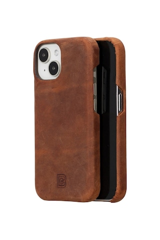 Bouletta Apple Uyumlu iPhone 15 Deri Arka Kapak F360 G2