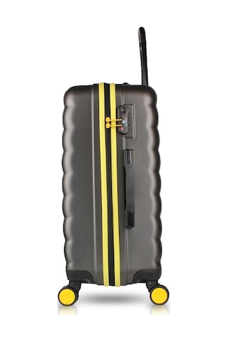 My Valice Colors Abs Orta Ve Büyük Boy Antrasit 2'li Valiz Seti Antrasit