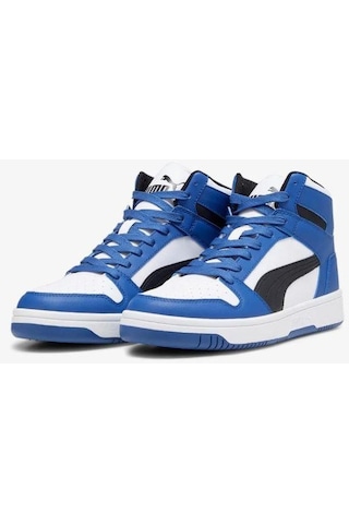 Puma Rebound Layup Ayakkabı 369573 36 Beyaz - Mavi