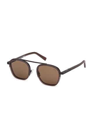 Zegna Ez0231 48e Erkek Güneş Gözlüğü Kahverengi