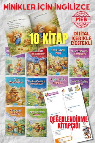 Miniker İçin Tavsiyeli İngilizce 10 Adet Hikaye Öykü Kitapları - Story Books + Değerlendirme