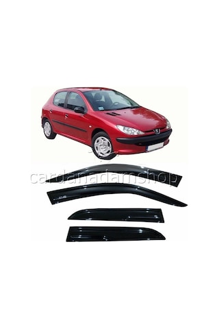 Peugeot 206 Cam Rüzgarlığı 4 Parça