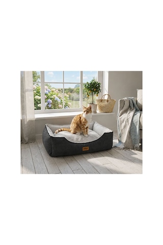 Lepus Dolce Premium Kedi Ve Köpek Yatağı Antrasit Small 249-54010.01