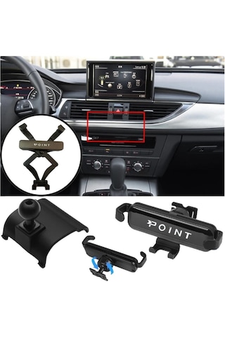 Audi A6 Araca Özel Cep Telefon Tutacağı Robotik Oynar Başlıklı 2012 - 2017 Arası Profesyonel Ürün