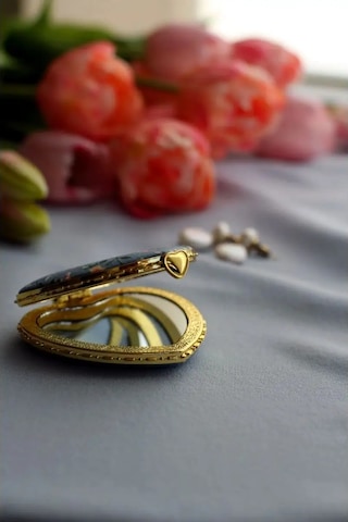 Moltobello Make-up İçin Cep Tipi Katlanır Ayna 156302520 Açık Mavi