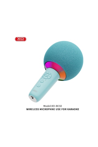 Xo Be50 Kablosuz Karaoke Mikrofonu Bluetooth 5.3 Şarjlı Taşınabilir Profesyonel Ses Değiştiricili