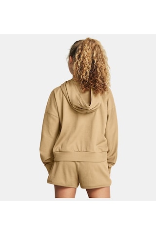 Under Armour Kadın Journey Rib Oversized Kapüşonlu Üst 1382732-263 Camel