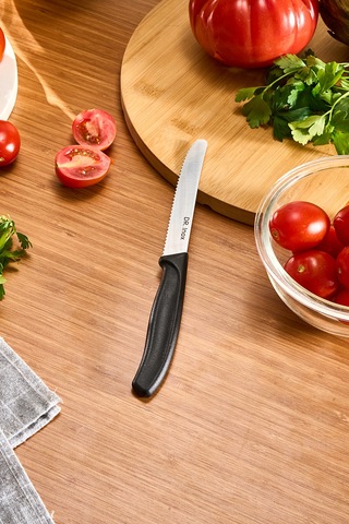 Dr. Inox Domates Bıçağı Siyah 22 Cm Siyah
