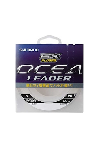 Shimano Line Ocea EX Fluoro Leader 50m 0.377mm 20lb Clear
