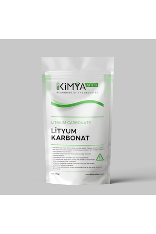 Lityum Karbonat Lithium Carbonate 100gr