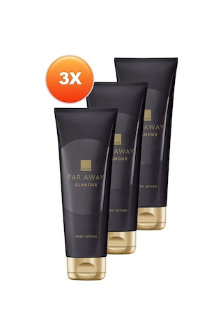 Avon Far Away Glamour Vücut Losyonu 3 x 125 ML