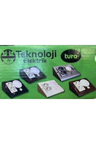 Çift Prizli Tezgah Altı Aydınlatma Seti Beyaz İşık